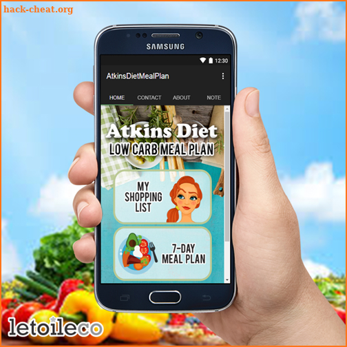 Free Atkins Diet Low Carb Meal Plan (Weight Loss) screenshot