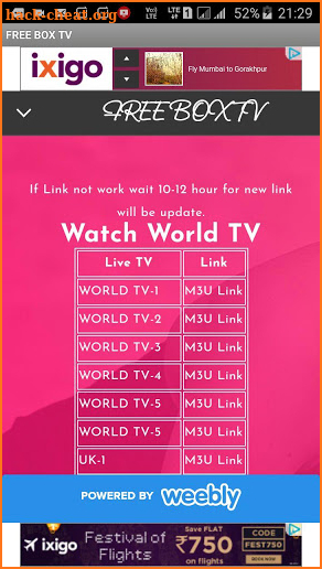 FREE BOX TV screenshot