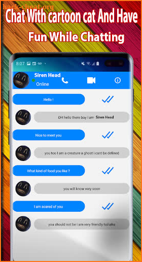 Free Cartoon Cat Horror Call 2 screenshot