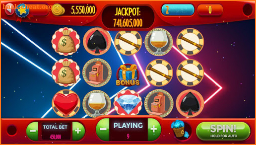 Free-Casino Slot 5 Reel Win Bonus Game screenshot