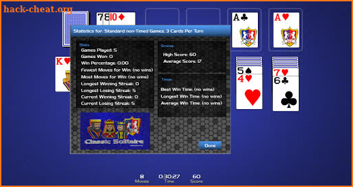 Free Classic Solitaire by iFun screenshot