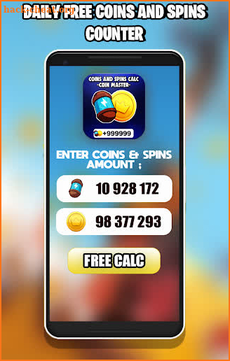 Free Coins And Spins Pro Calc For Coin Pig Master screenshot