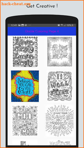 Free Coloring Book - Inspirational Quote Coloring screenshot