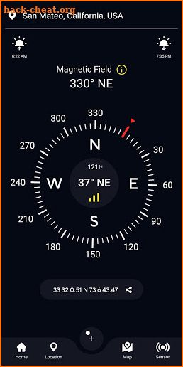 Free Compass for Android - GPS Compass Direction screenshot