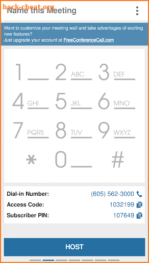 Free Conference Call screenshot