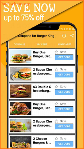 Free Coupons for Burger King screenshot