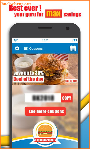 Free Coupons for Burger King Online Tips screenshot