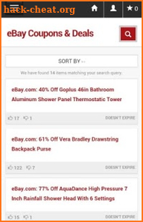 Free Coupons for eBay + Best Deals & Promo Codes screenshot