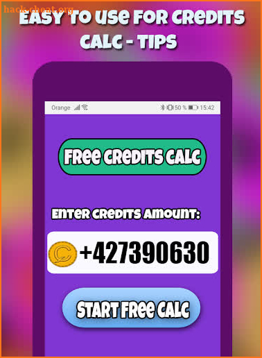 Free Credits Calc for IMVU screenshot