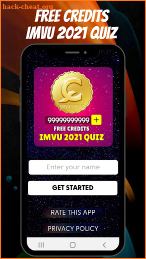 Free Credits Quiz For IMVU 2021 screenshot