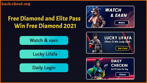 Free Diamond and Elite Pass Every Season 2021 screenshot