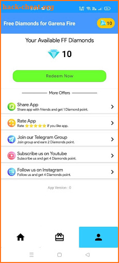 Free Diamonds for Garena Fire screenshot