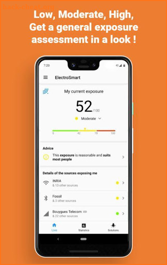 Free EMF Detector, EMF Meter - ElectroSmart screenshot