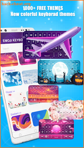 Free Emoji Keyboard - Cute Emojis, GIFs, Themes screenshot