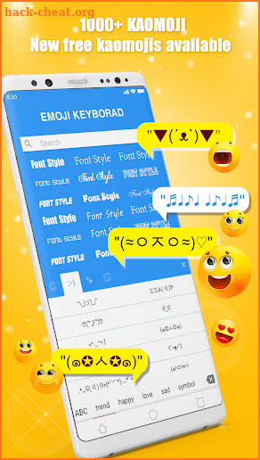 Free Emoji Keyboard - Cute Emojis, GIFs, Themes screenshot