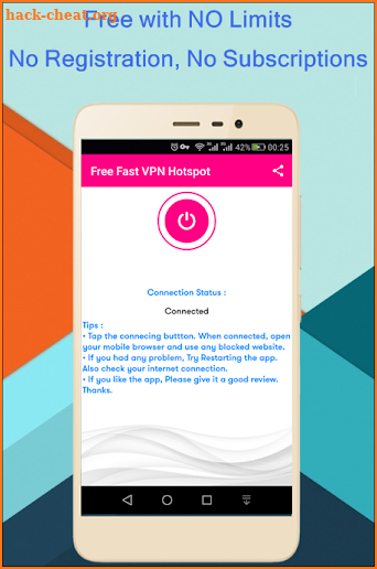 Free Fast VPN Hotspot screenshot