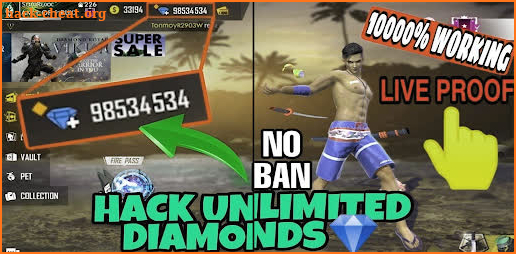 Free Fire Diamonds Free & Elite Pass 2021 screenshot