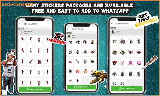 🔥 Free Fire Stickers for WhatsApp 2020 ☑️ screenshot