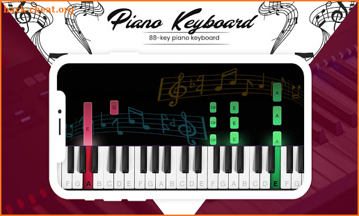 Free Full Piano Keyboard screenshot