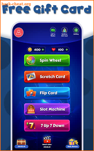 Free Gift Card Generator - Spin to Win Earn Money screenshot