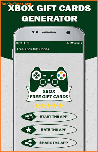 Free gift codes for XBOX screenshot