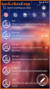 (FREE) GO SMS DEWDROP THEME screenshot