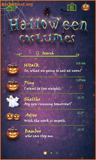 (FREE) GO SMS HALLOWEEN THEME screenshot