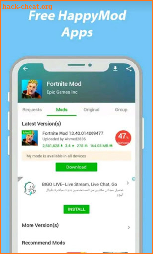 FREE HAPPY MOD TIPS - HAPPY MOD HAPPY APPS GUIDE screenshot
