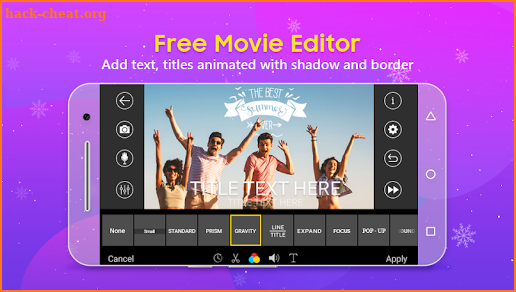 Free HD Movie Editing - Create Video Easily screenshot