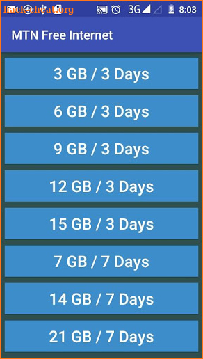 Free Internet for MTN screenshot