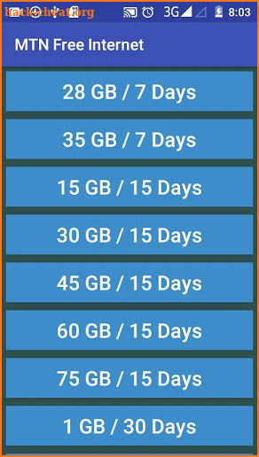 Free Internet for MTN screenshot
