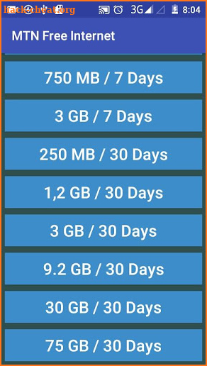 Free Internet for MTN screenshot