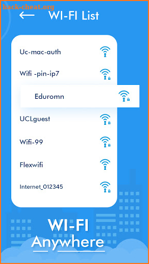 Free Internet Wifi Connect - Free Wifi Anywhere screenshot