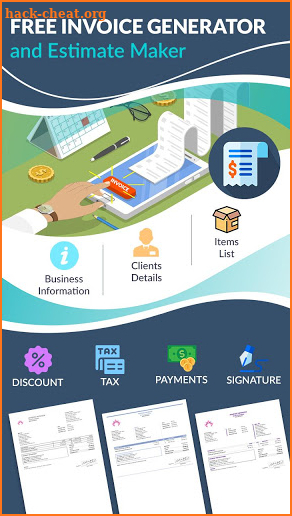 Free Invoice Generator and Estimate Maker screenshot