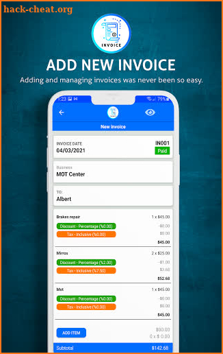 Free Invoice Maker & Invoice Generator Invoice App screenshot