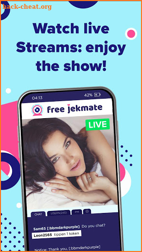 Free Jekmate - Live Private Video Streaming Shows screenshot