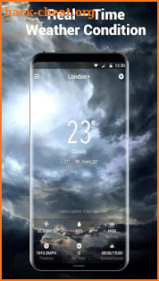 free live weather on screen screenshot