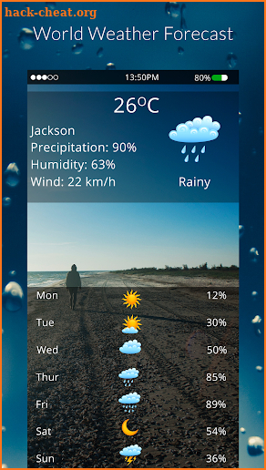 Free Live Weather Widget screenshot