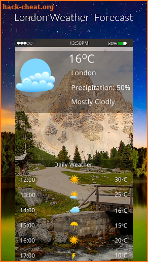 Free Live Weather Widget screenshot