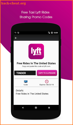 Free Lyft  Coupon Promo Code Free Ride screenshot