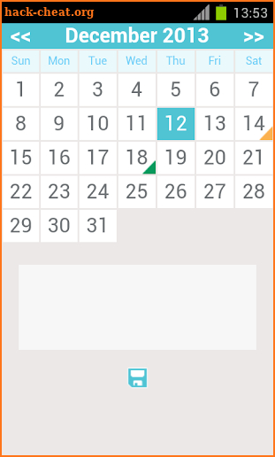 free monthly calendar app screenshot