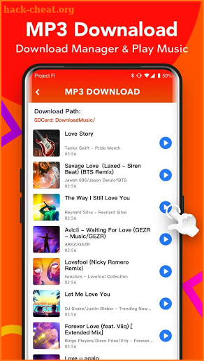 Free Mp3 Downloader - Download Mp3 music songs screenshot