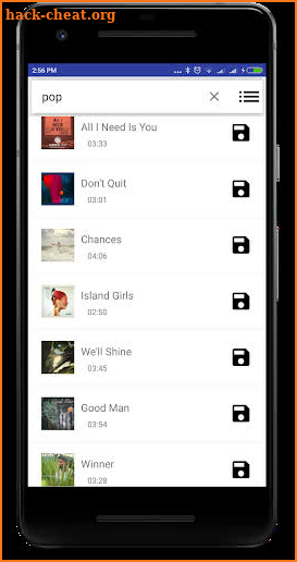 Free Mp3 Music Downloader Indigo screenshot