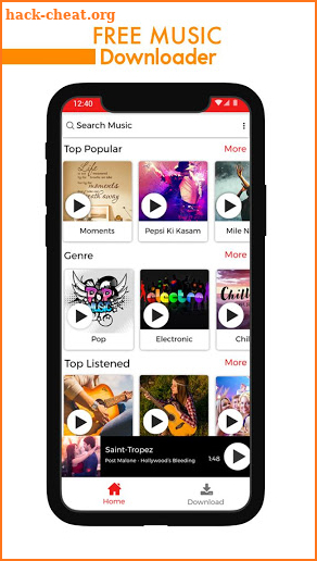 Free Musi:  Song Player screenshot