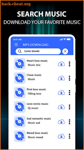 Free music downloader - Download mp3 music screenshot