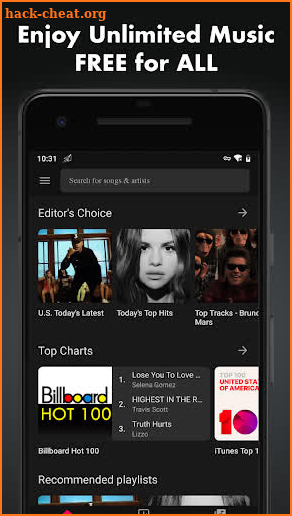 Free Music Player - Music streaming & Mp3 download screenshot