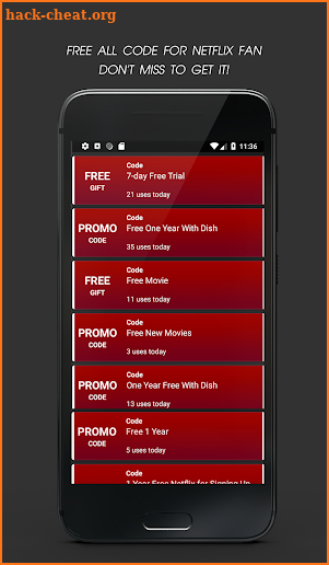 Free Netflix Coupon Code and Promo screenshot