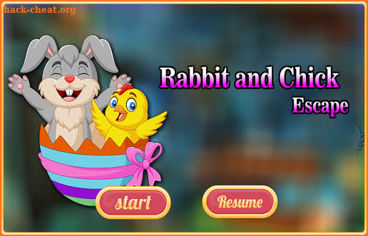 Free New Escape Game 129 Rabbit and Chick Escape screenshot