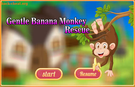 Free New Escape Game Gentle Banana Monkey Rescue screenshot