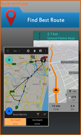 Free Offline Maps & Gps Navigation For Car screenshot